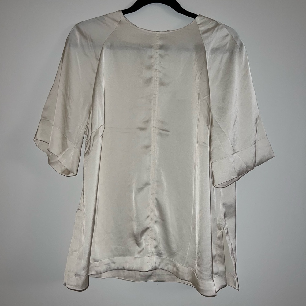 H&M Cream Satin Blouse